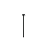 DOCCIA Round Ceiling Dropper in Matte Black 400mm