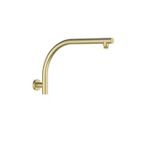 DOCCIA Round Rise Up Shower Arm in Brushed Brass