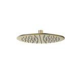 DOCCIA Round Shower Head in Brushed Brass 250mm