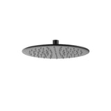 DOCCIA Round Shower Head in Matte Black 300mm