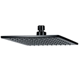 ACQUA Square Shower Head in Matte Black 200mm