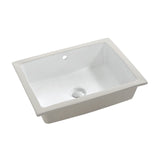 Ceramic Basin Series Under Counter Gloss White 510x400x180mm