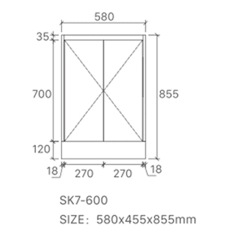 Moddoo Series Matt Grey Overall 580x455x855mm Vanity Set With Stone Top & Ceramic Undermount Basin