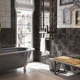 Splendours Subway Black Gloss (Euro) 75x300mm