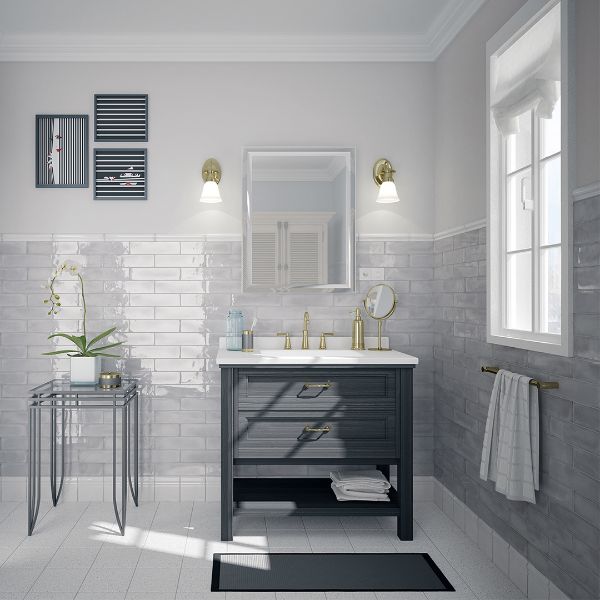 Splendours Subway Grey Gloss (Euro) 75x300mm