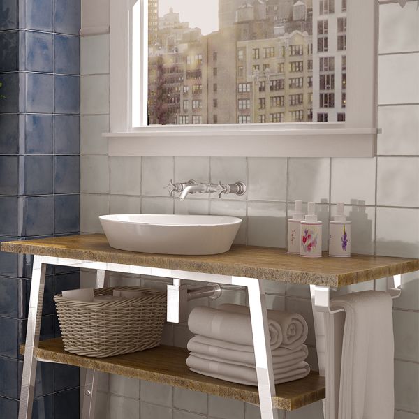 Splendours Subway Blue Night Gloss (Euro) 75x300mm