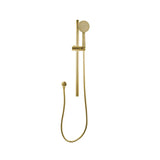 Pentro Brushed Yellow Gold Round Handheld Shower Rail Set