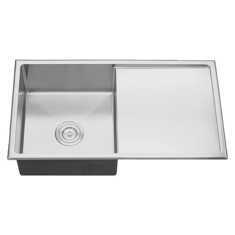 IMPACT 28L Counter Top Sink with Drainer - Waste Included 750x450x200mm
