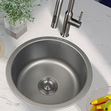 IMPACT 20L Round Sink in Gun Metal 424x424x170mm