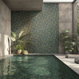 SOUTH PACIFIC SAMOA VERDIGRIS MOSAIC 47X47