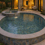 SOUTH PACIFIC SAMOA VERDIGRIS MOSAIC 47X47