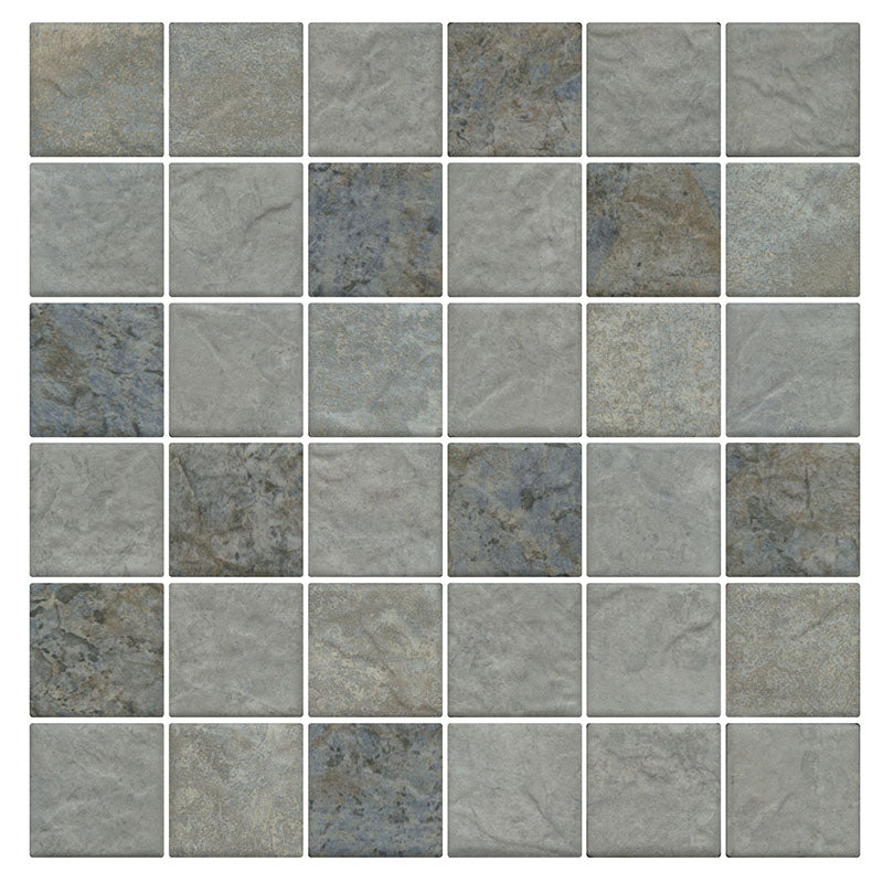 SOUTH PACIFIC FIJI STONE GREY MOSAIC 47X47