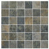 SOUTH PACIFIC TAHITI DRIFT ROCK BLUE MOSAIC 47X47