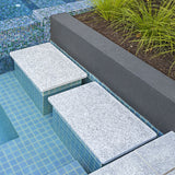 Granite Sesame White Flamed Bevelled Edge 600x400x30mm