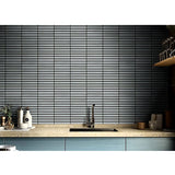 FINGER SPECKLE MOSAIC LIGHT GREY GLOSS 20X145