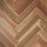 Herringbone Fiddleback Parquetry Engineered Australian Hardwood Spotted Gum 600x120x14/3mm