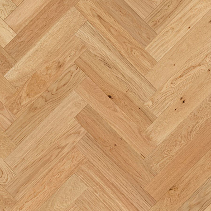 CrossWood Engineered Herringbone Flooring Natural Oak 600x127x14/3mm