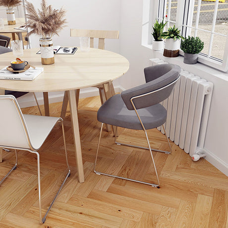 CrossWood Engineered Herringbone Flooring Natural Oak 600x127x14/3mm