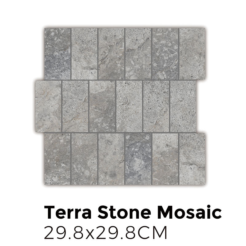 TerraStone Cinder Mosaic 29.8x29.8 Surfacetec