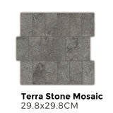 TerraStone Graphite Mosaic 29.8x29.8 Surfacetec