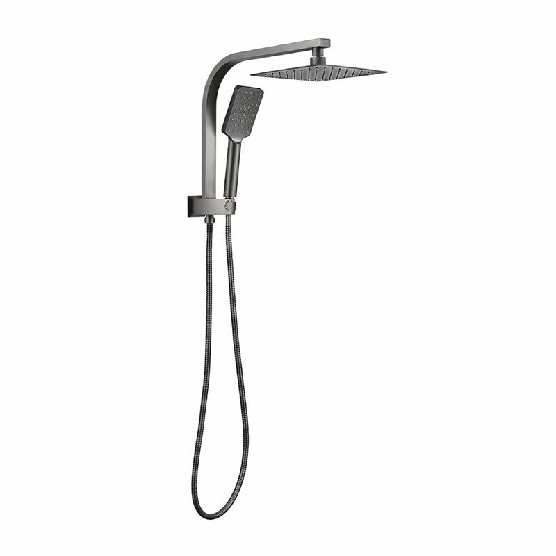 QUBI Compact Twin Shower Set in Gun Metal