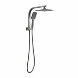 QUBI Compact Twin Shower Set in Gun Metal