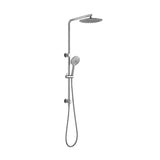 KENZO Multi Function Shower Rail (Elbow built in the Top Bracket) with Push Button Diverter Chrome Finish