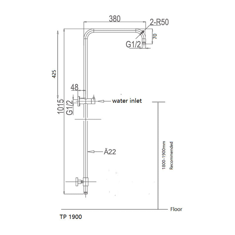 NIKO Multifunction Brass Head on Rail with Hand Spray, Single Hose Brushed Nickel Finish