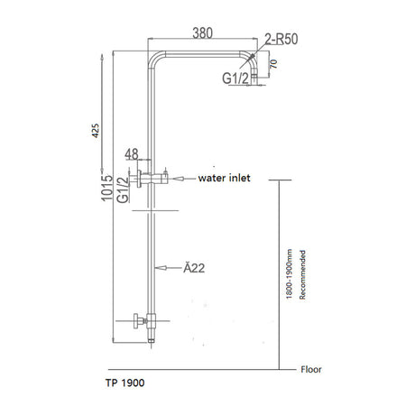 NIKO Multifunction Brass Head on Rail with Hand Spray, Single Hose Brushed Nickel Finish