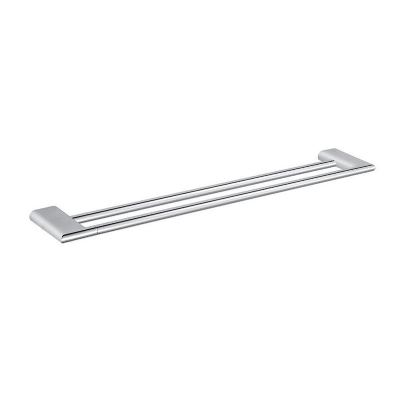KENZO Double Towel Rail in Chrome 750mm