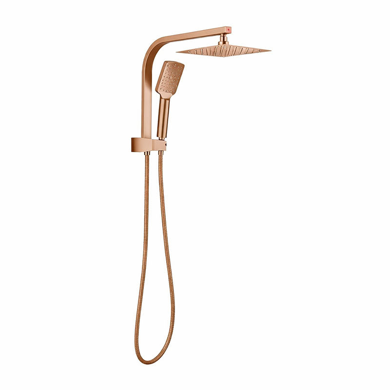 MONDO Round Compact Twin Shower Set in Champagne Coppers