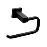 QUBI BLACK Toilet Roll Holder Matte Black Finish