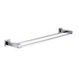 QUBI Double Towel Rail In Chrome 900mm