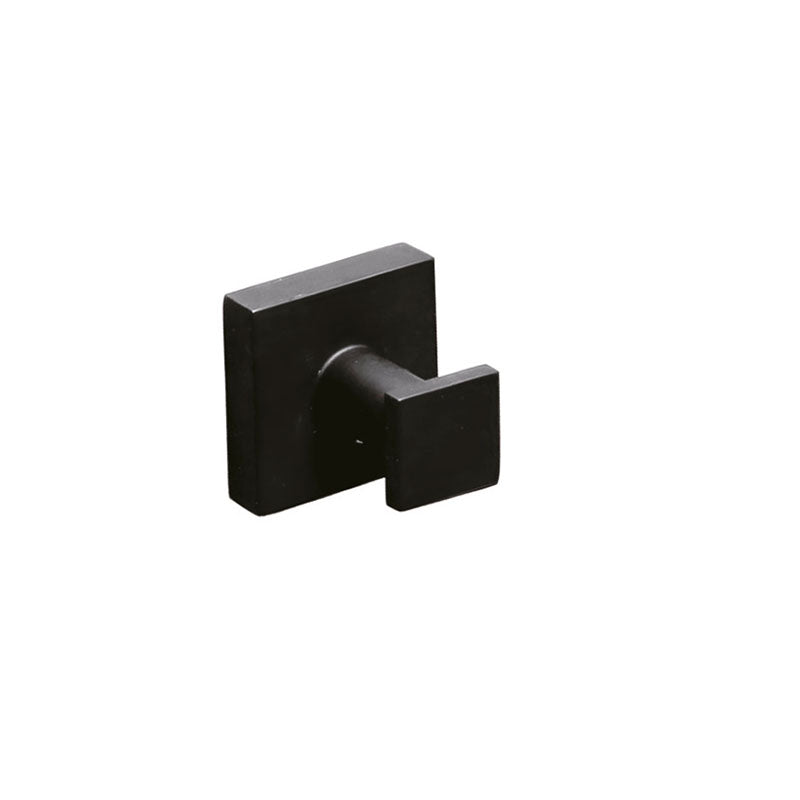 QUBI BLACK Single Hook in Matte Black