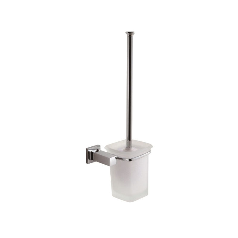 QUBI Wall Mounted Toilet Brush in Chrome