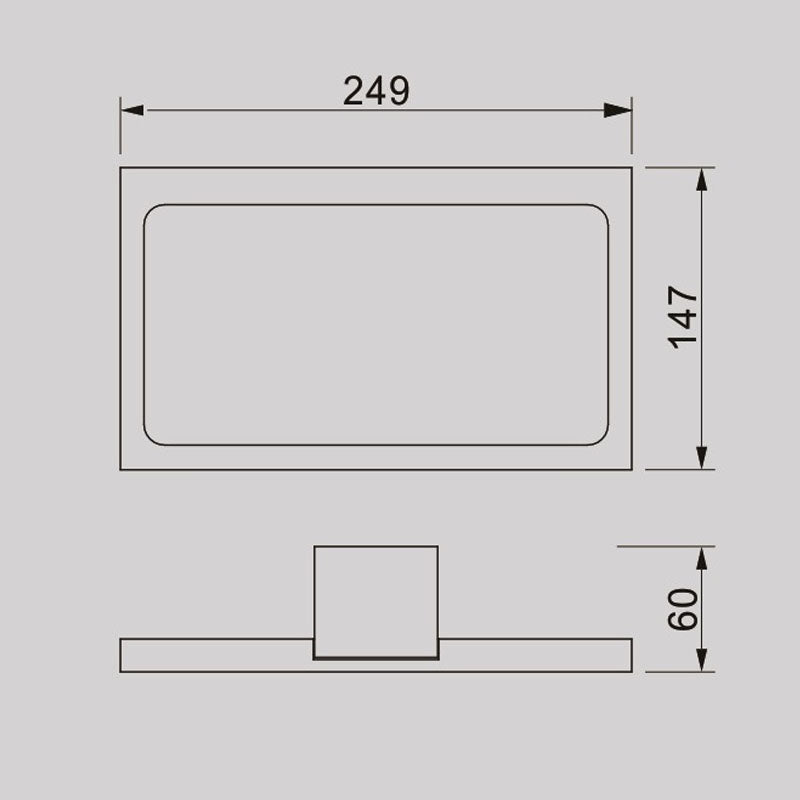 ACQUA Towel Ring Chrome Finish