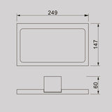 ACQUA Towel Ring Chrome Finish