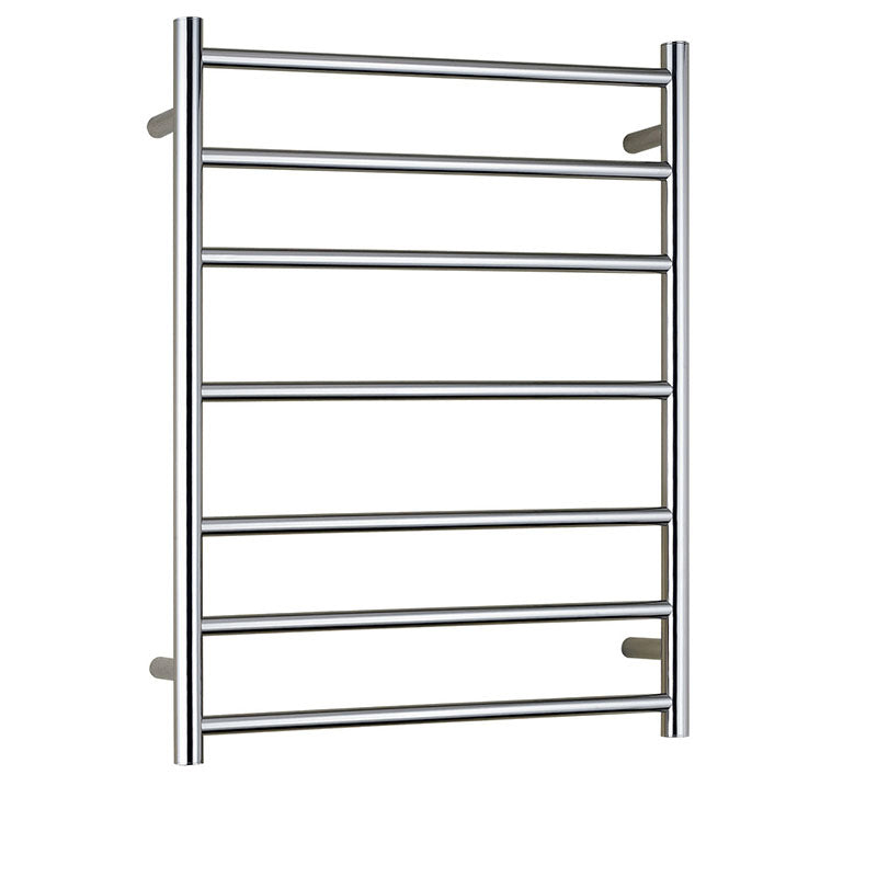 JESS Round 7 Bar Heated Towel Ladder in Chrome 812x620x120mm