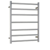 JESS Round 7 Bar Heated Towel Ladder in Chrome 812x620x120mm