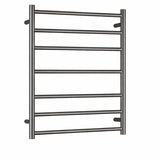 JESS Round 7 Bar Non Heated Towel Ladder in Gun Metal 812x620x120mm