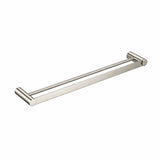VIVO Double Towel Rail in Brushed Nickel 750mm