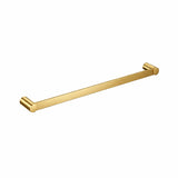 VIVO Single Towel Rail in Brushed Brass 600mm