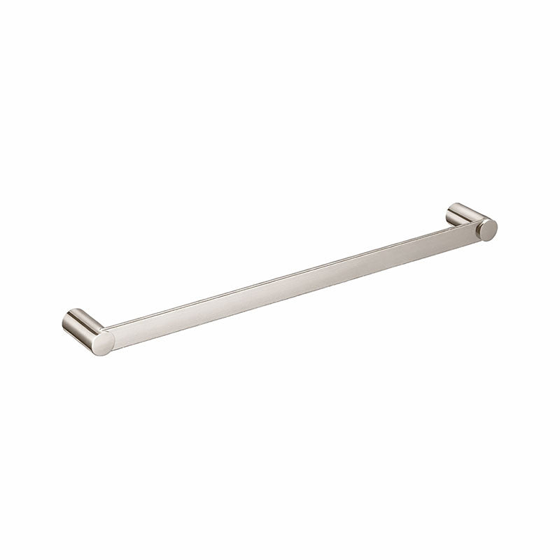 VIVO Single Towel Rail in Brushed Nickel 600mm