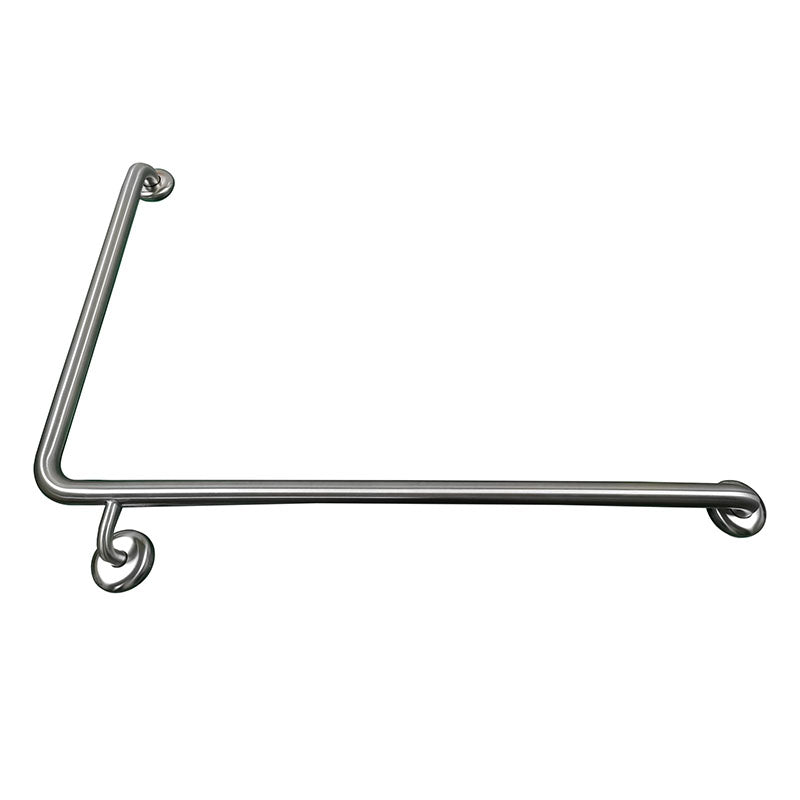 MOBI CARE Grab Rail in Stainless Steel 950x600mm - Right Hand