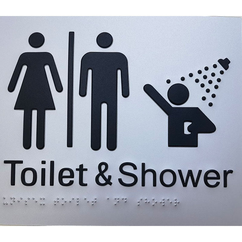 Toilet and Shower Sign