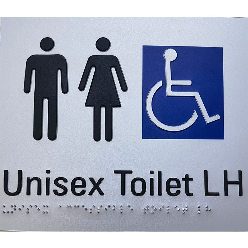 LH Unisex Toilet Sign