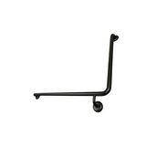 MOBI CARE Grab Rail in Matte Black 950x600mm - Left Hand