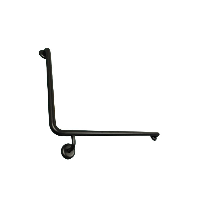 MOBI CARE Grab Rail in Matte Black 950x600mm - Right Hand