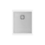 Carysil Enigma 100N Single Bowl Granite Kitchen Sink White 370x460mm