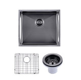 500x440x230mm Gunmetal Stainless Steel PVD Single Bowl Kitchen Sink